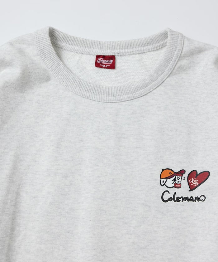 Coleman × kaoyorinakami / 戶外滿版圖案圓領衫（日本聯名限定）