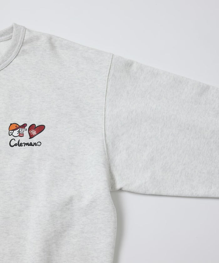 Coleman × kaoyorinakami / 戶外滿版圖案圓領衫（日本聯名限定）