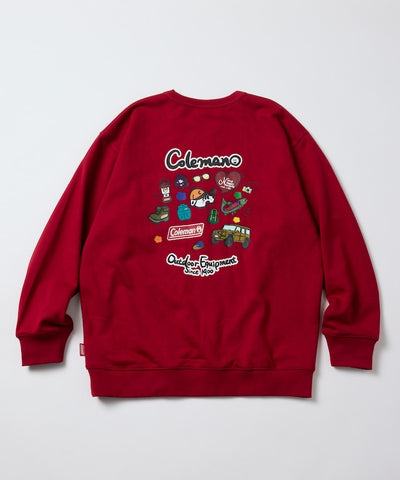 Coleman × kaoyorinakami / 戶外滿版圖案圓領衫（日本聯名限定）