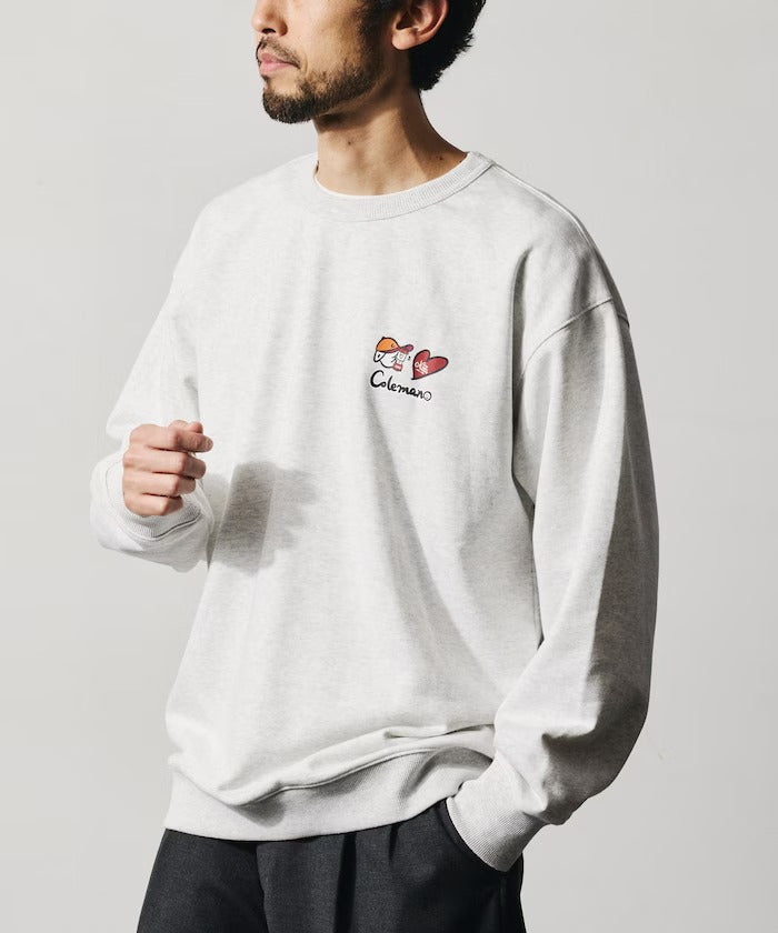 Coleman × kaoyorinakami / 戶外滿版圖案圓領衫（日本聯名限定）