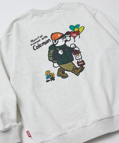 Coleman × kaoyorinakami / 熊熊背印圓領衫（日本聯名限定）