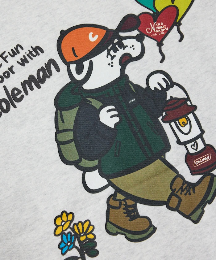 Coleman × kaoyorinakami / 熊熊背印圓領衫（日本聯名限定）