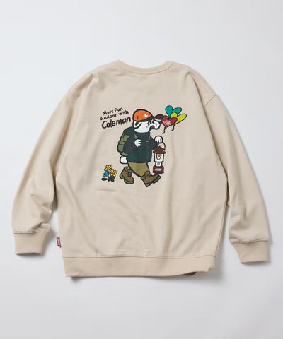 Coleman × kaoyorinakami / 熊熊背印圓領衫（日本聯名限定）