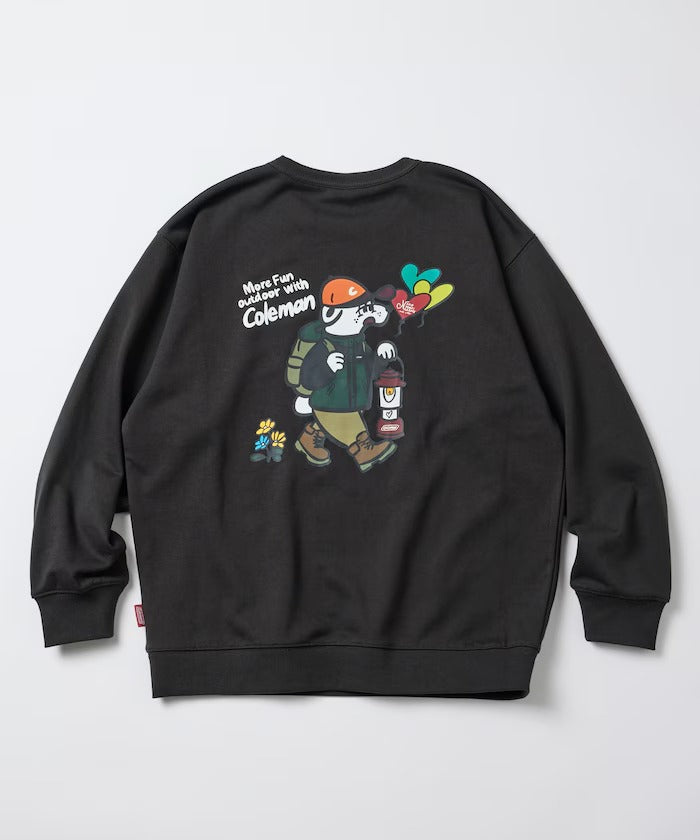 Coleman × kaoyorinakami / 熊熊背印圓領衫（日本聯名限定）