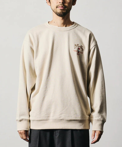 Coleman × FREAK'S STORE / 復古型錄貓咪圖案 圓領衫（日本聯名限定）