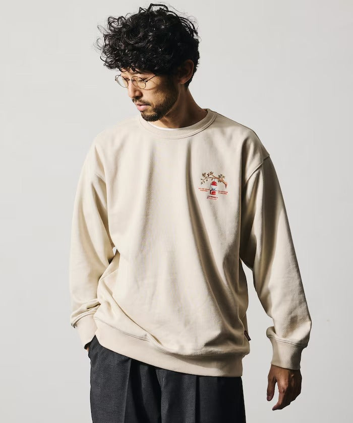Coleman × FREAK'S STORE / 復古型錄貓咪圖案 圓領衫（日本聯名限定）