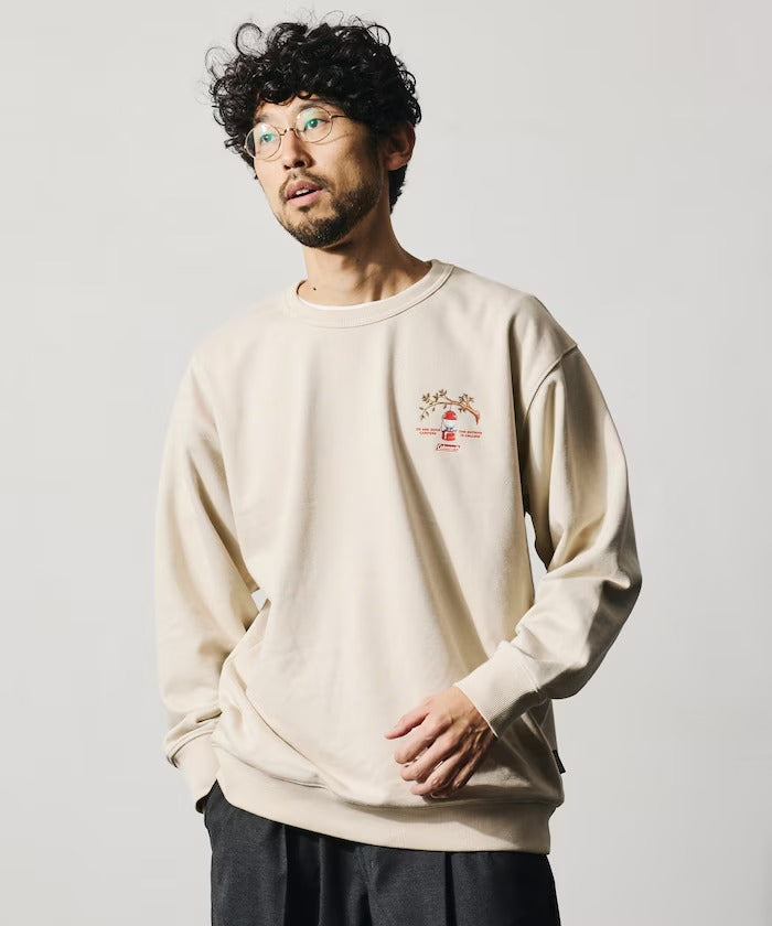Coleman × FREAK'S STORE / 復古型錄貓咪圖案 圓領衫（日本聯名限定）