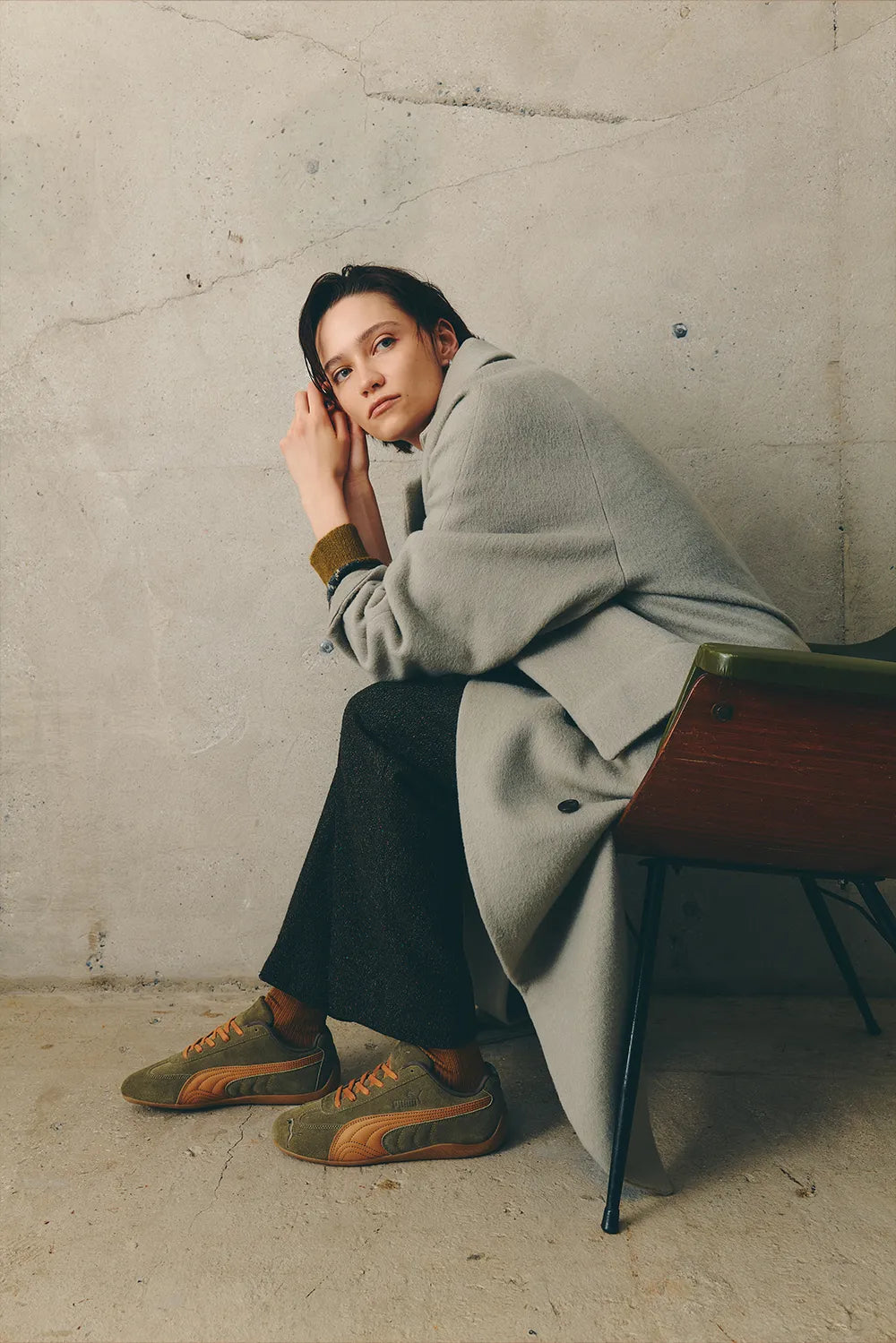 PUMA SPEEDCAT BILLYS LODEN GREEN-MELTED CARAMEL