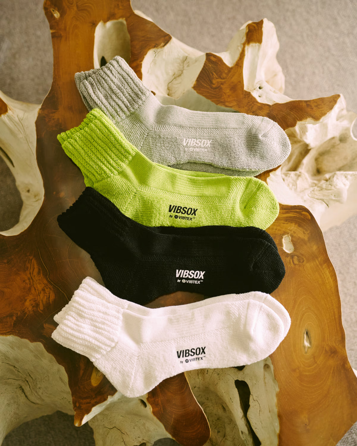 VIBSOX / SHORT RIB SOCKS 雙層羅紋短襪